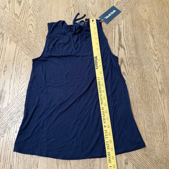 ModCloth Navy‎ Blue Familiar Feeling Sleeveless Top XXS NWT - Picture 8 of 10